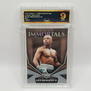2025 Panini Combat Anthology - Combat Immortals Floyd Mayweather Jr. #25 Graded